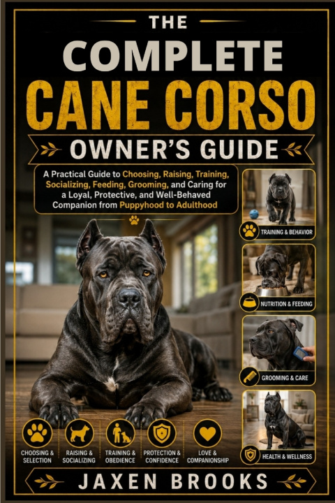 Könyv THE COMPLETE CANE CORSO OWNER'S GUIDE JAXEN BROOKS