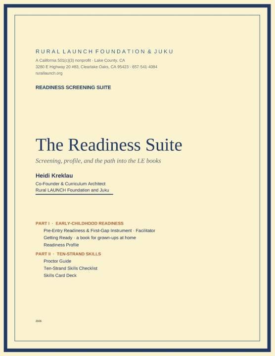 Könyv The Readiness Suite Heidi C. Kreklau