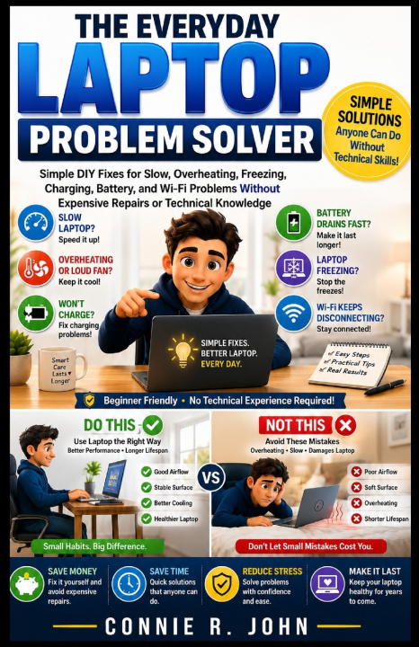 Könyv THE EVERYDAY LAPTOP PROBLEM SOLVER Connie R. John