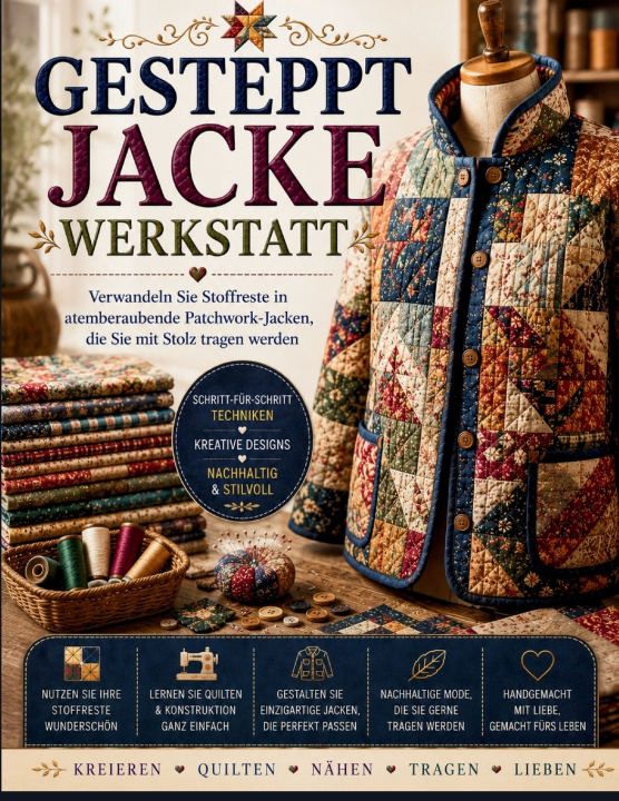 Könyv GESTEPPT JACKE WERKSTATT Willy Sherloom