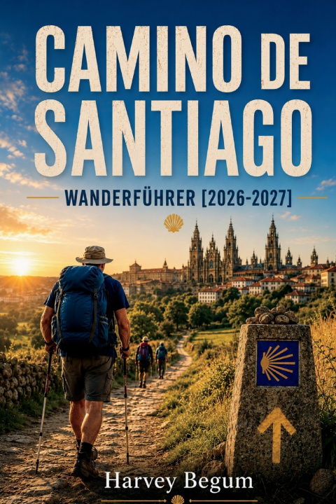 Könyv CAMINO DE SANTIAGO Wanderführer 2026-2027 Harvey Begum