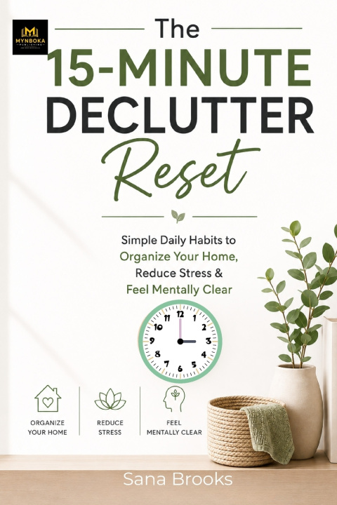 Könyv The 15-Minute Declutter Reset Sana Brooks