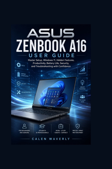 Könyv ASUS Zenbook A16 User Guide Calen Waverly