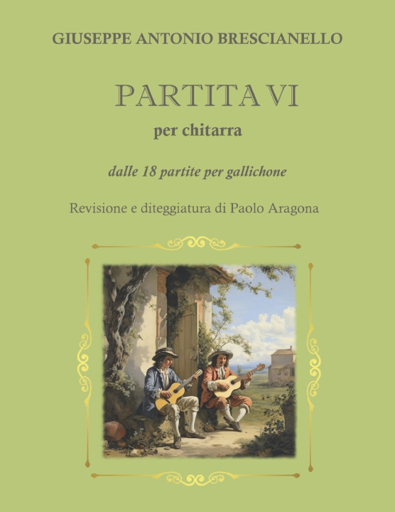 Carte PARTITA VI per chitarra Paolo Aragona