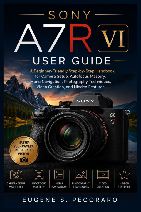 Könyv Sony A7R VI User Guide Eugene S. Pecoraro