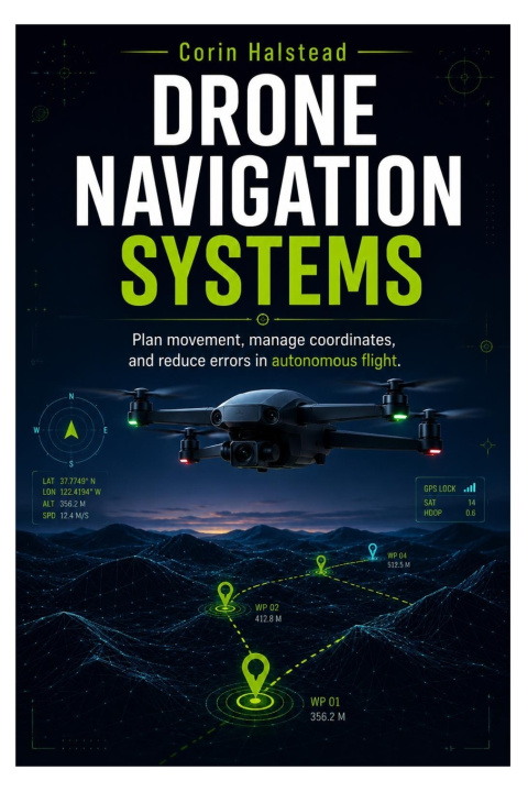Boek Drone Navigation Systems Corin Halstead