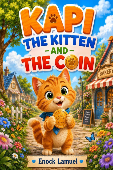 Könyv KAPI THE KITTEN AND THE COIN ENOCK LAMUEL