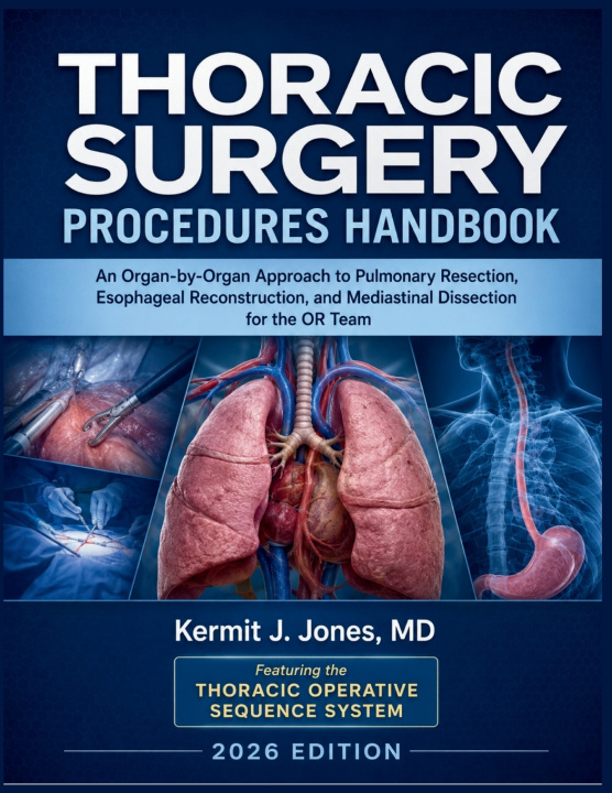 Könyv Thoracic Surgery Procedures Handbook 2026 Kermit J. Jones MD