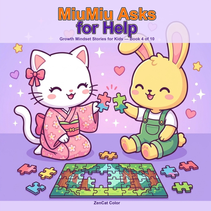 Könyv MiuMiu Asks for Help ZenCat Color