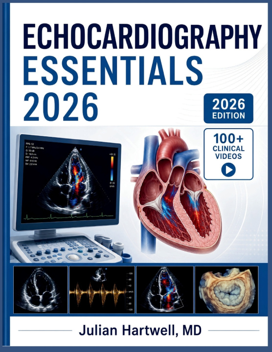Libro ECHOCARDIOGRAPHY ESSENTIALS 2026 Julian Hartwell MD