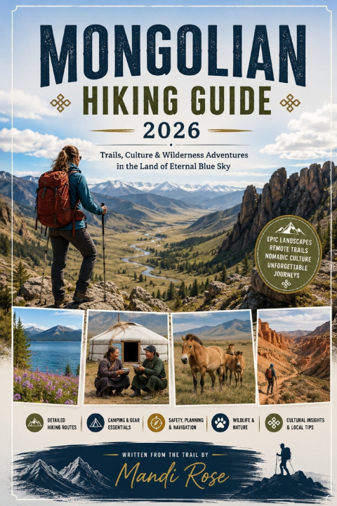 Könyv MONGOLIAN HIKING GUIDE 2026 MANDI ROSE