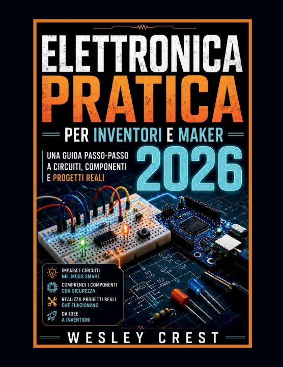 Könyv Elettronica Pratica per Inventori e Maker 2026 Wesley Crest