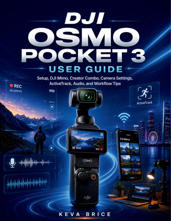 Könyv DJI OSMO POCKET 3 USER GUIDE Keva Brice