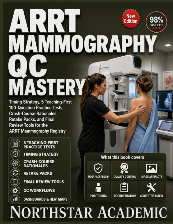 Könyv ARRT MAMMOGRAPHY QC MASTERY NORTHSTAR ACADEMIC