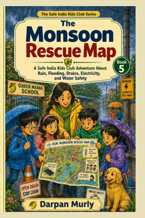 Könyv The Monsoon Rescue Map Darpan Murly