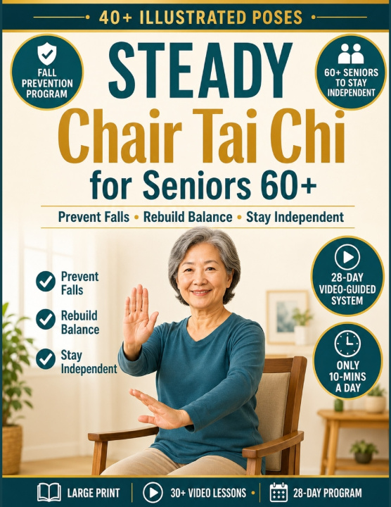 Könyv Steady Chair Tai Chi for Seniors Over 60 David Wang