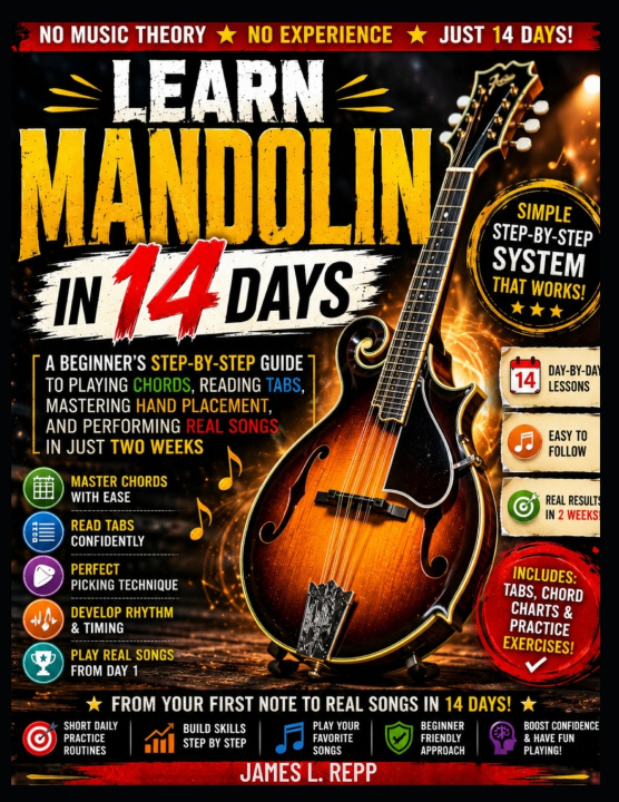 Könyv Learn Mandolin In 14 Days James L. Repp