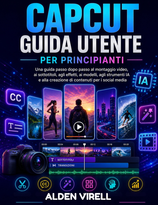 Könyv CAPCUT GUIDA PER PRINCIPIANTI Alden Virell