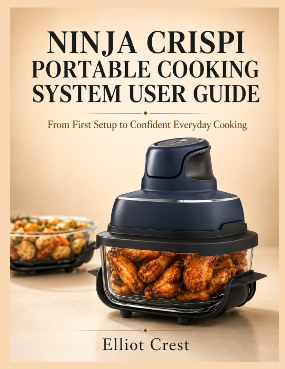 Könyv NINJA CRISPI PORTABLE COOKING SYSTEM USER GUIDE Elliot Crest