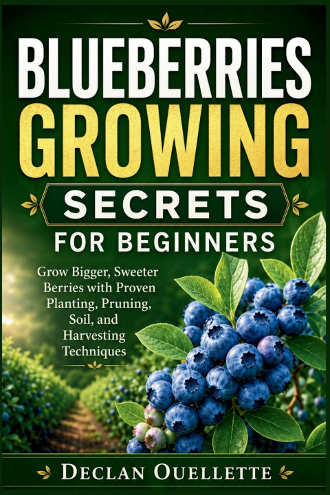 Könyv BLUEBERRIES GROWING SECRETS FOR BEGINNERS Declan Ouellette