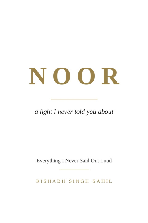 Könyv NOOR Rishabh Singh Sahil
