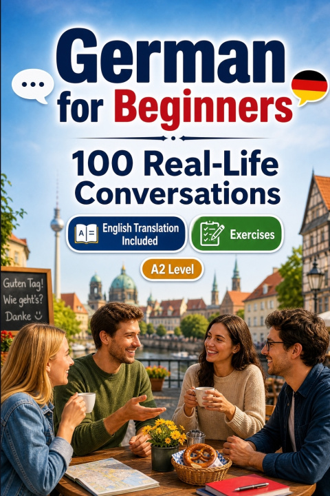 Könyv German for Beginners A2 Conversations Lingo