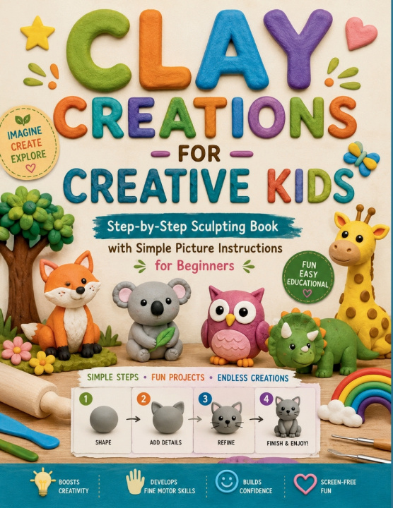Könyv CLAY CREATIONS FOR CREATIVE KIDS Pietro Intaglio