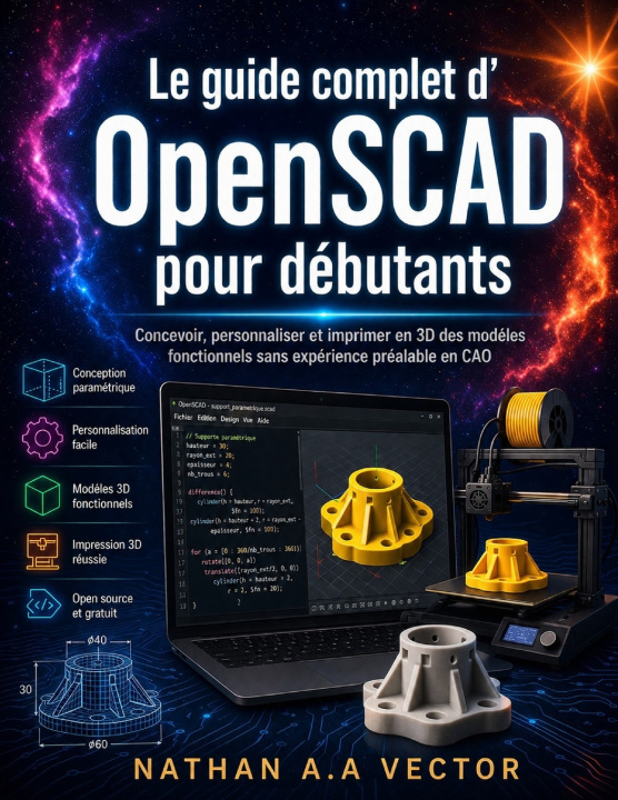 Könyv Le guide complet d'OpenSCAD pour débutants Nathan A.A Vector