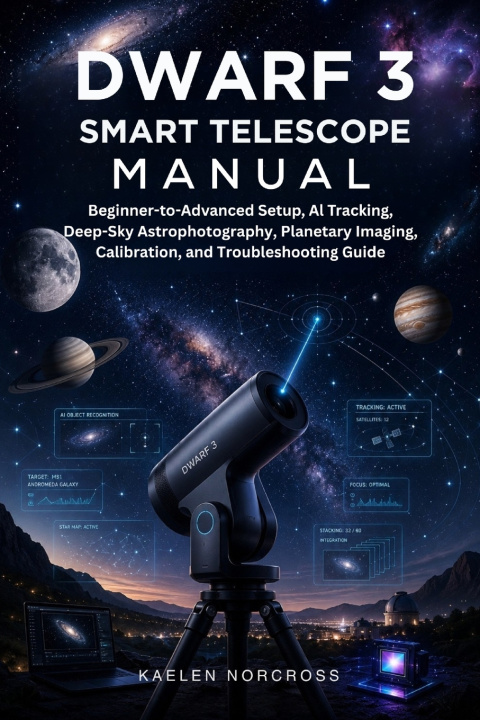 Könyv Dwarf 3 Smart Telescope Manual KAELEN NORCROSS