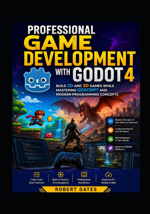 Könyv Professional Game Development with Godot 4 ROBERT GATES