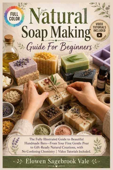 Könyv NATURAL SOAP MAKING GUIDE FOR BEGINNERS ELOWEN SAGEBROOK VALE