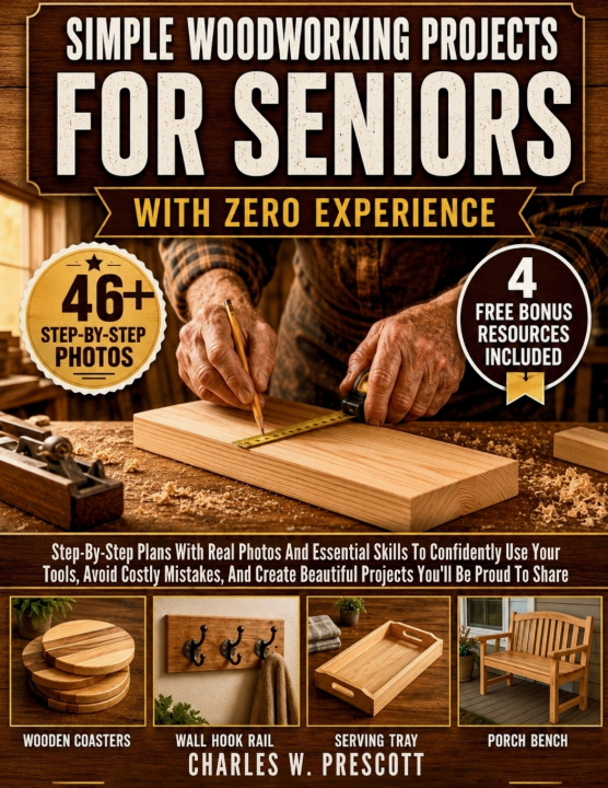 Könyv Simple Woodworking Projects For Seniors With Zero Experience Charles W. Prescott
