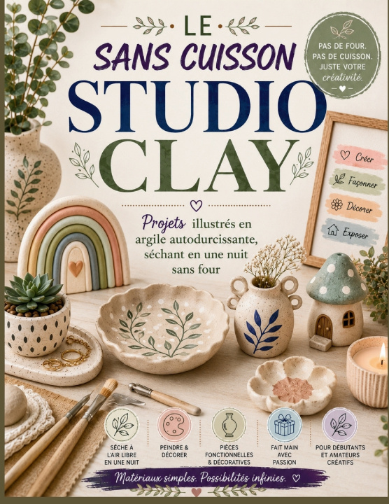 Könyv LE SANS CUISSON STUDIO CLAY Chiara Filato
