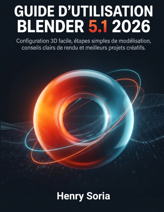 Könyv Guide d'utilisation Blender 5.1 2026 Henry Soria