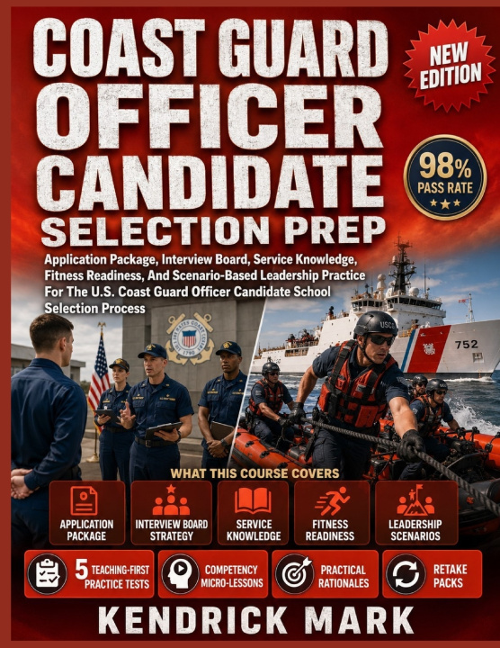 Könyv COAST GUARD OFFICER CANDIDATE SELECTION PREP KENDRICK MARK