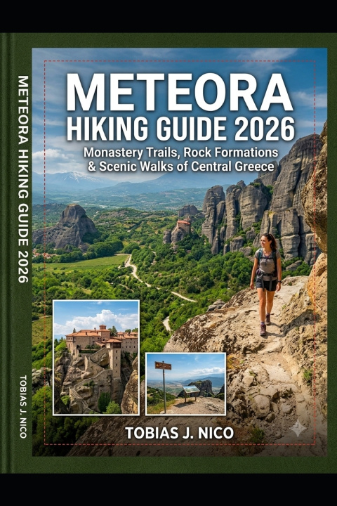 Könyv METEORA HIKING GUIDE 2026 TOBIAS J. NICO