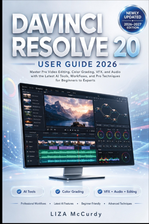 Könyv DAVINCI RESOLVE 20 USER GUIDE 2026-2027 LIZA McCurdy