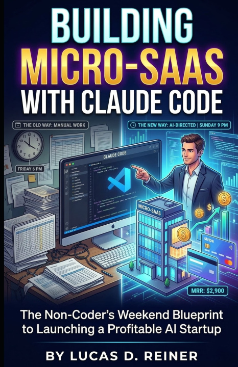 Kniha Building Micro-SaaS with Claude Code Lucas D. Reiner