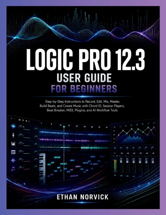 Könyv LOGIC PRO 12.3 USER GUIDE FOR BEGINNERS ETHAN NORVICK