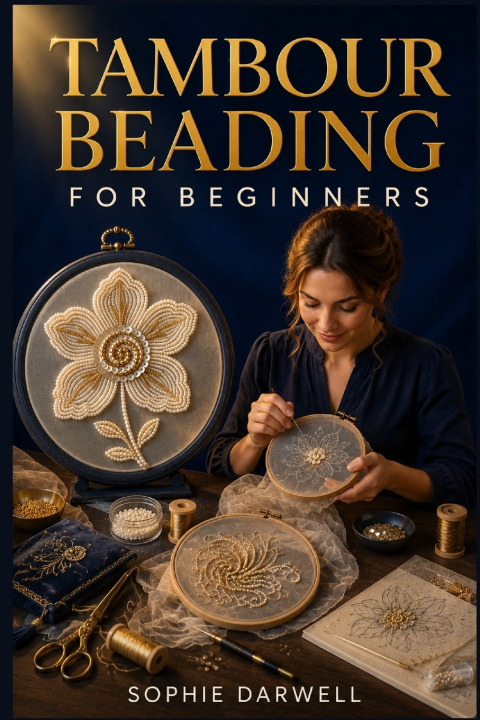 Könyv TAMBOUR BEADING FOR BEGINNERS Sophie Darwell