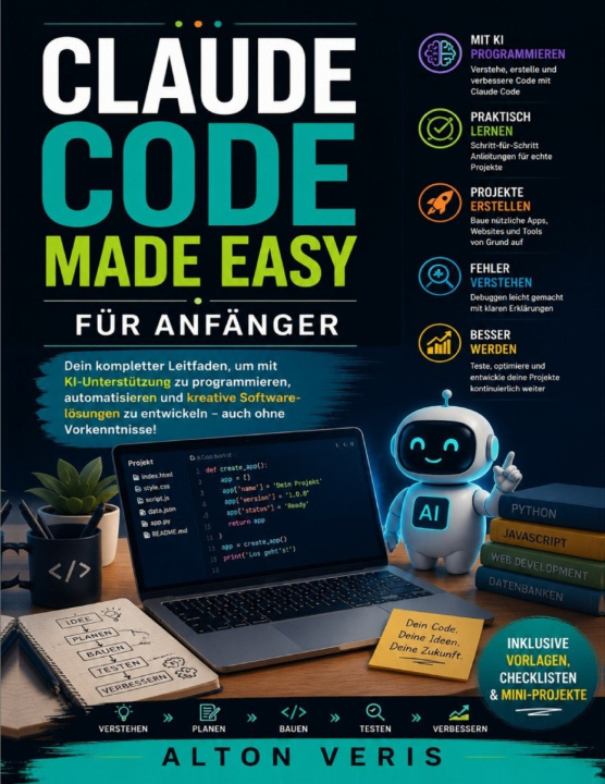 Könyv Claude Code Made Easy Für Anfänger ALTON VERIS