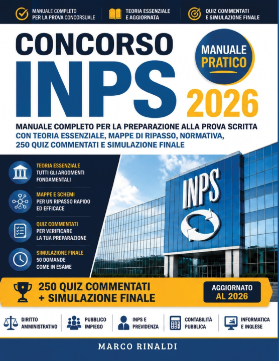 Könyv Concorso INPS 2026 Marco Rinaldi