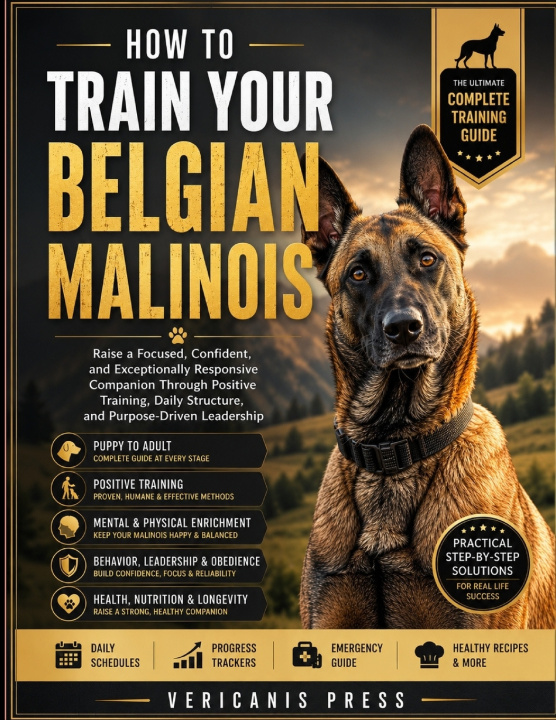Könyv How To Train Your Belgian Malinois Vericanis Press