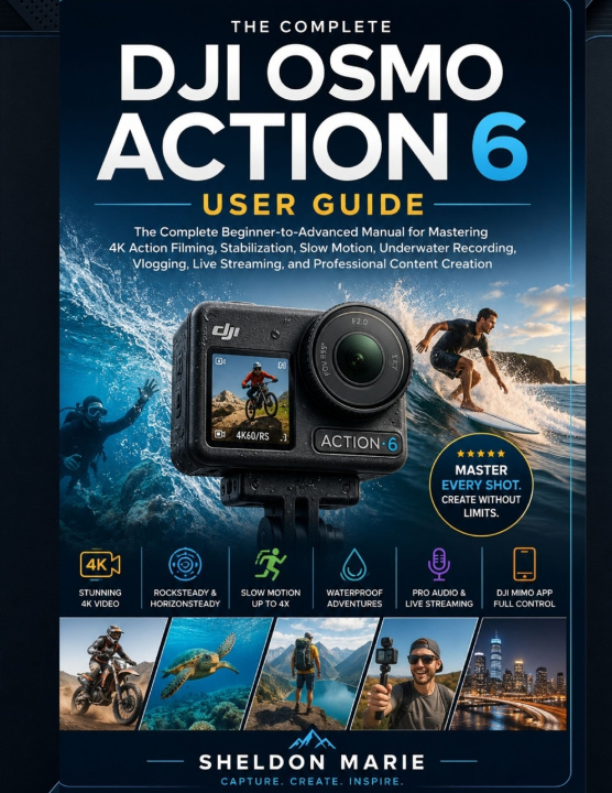 Könyv DJI OSMO ACTION 6 USER GUIDE Sheldon Marie
