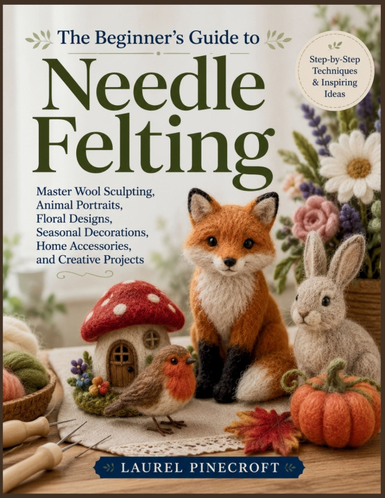 Könyv The Beginner's Guide to Needle Felting Laurel Pinecroft