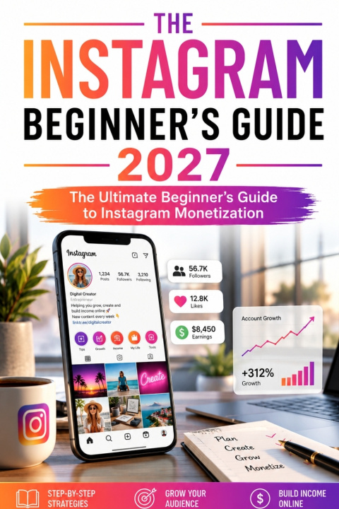 Könyv The Instagram Beginner's Guide 2027 RobThomas Studio