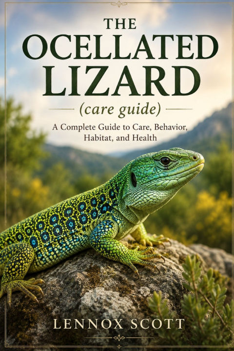 Könyv THE OCELLATED LIZARD (care guide) LENNOX SCOTT