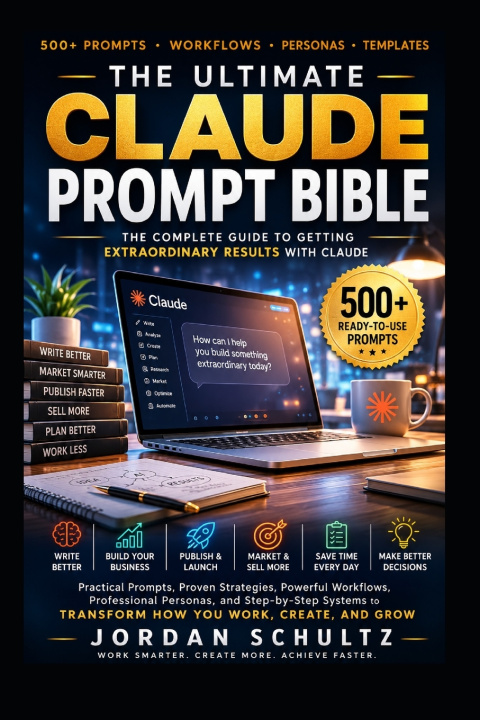 Könyv The Ultimate Claude Prompt Bible Jordan Schultz