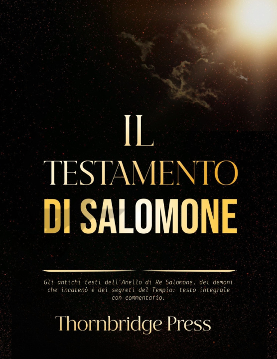 Könyv IL TESTAMENTO DI SALOMONE Thornbridge Press