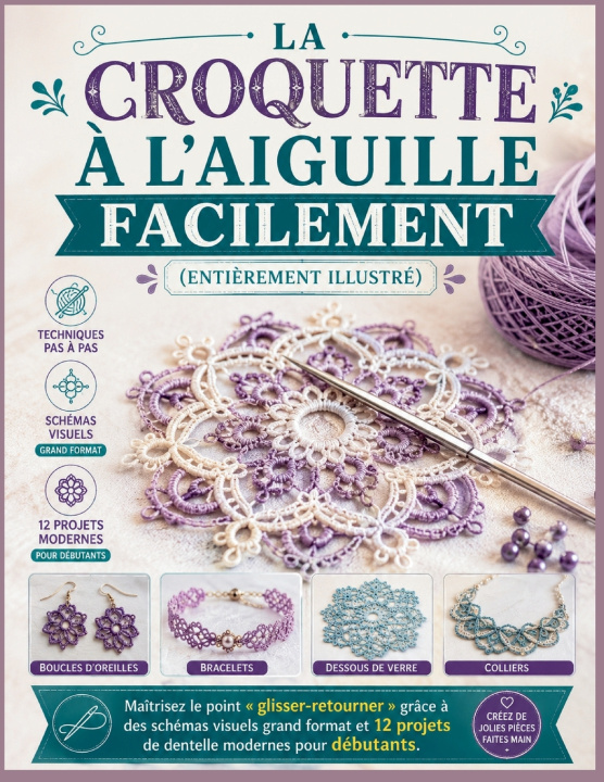 Könyv LA CROQUETTE À L'AIGUILLE FACILEMENT (ENTIÈREMENT ILLUSTRÉ) Xang Pin